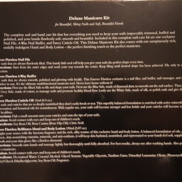 Forever Flawless - Deluxe Manicure Kit - NIB - Picture 6 of 6